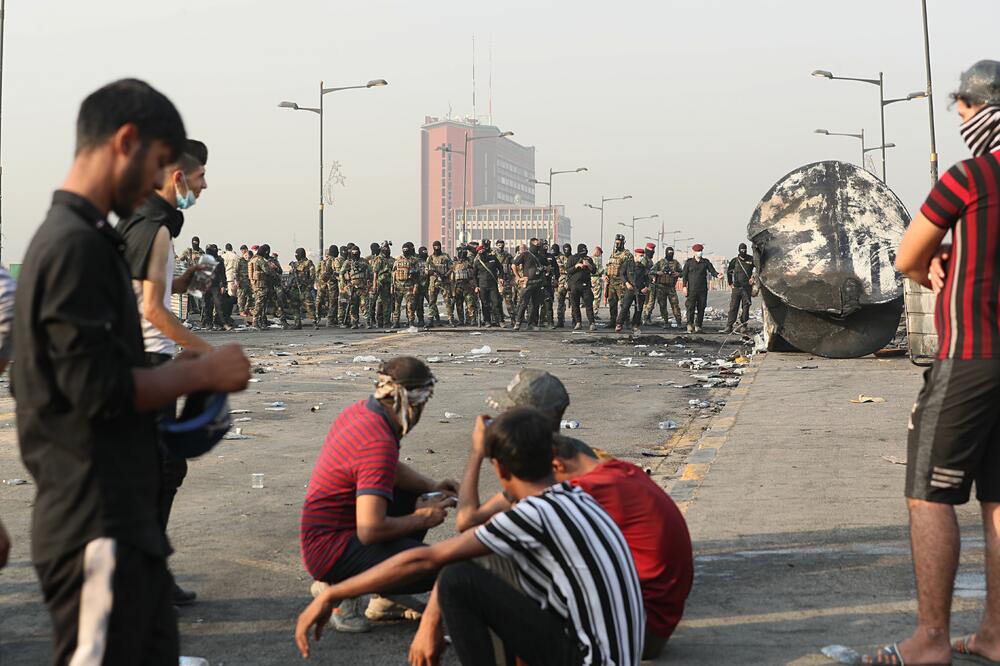 Sa protesta u Bagdadu, Foto: BETA/AP