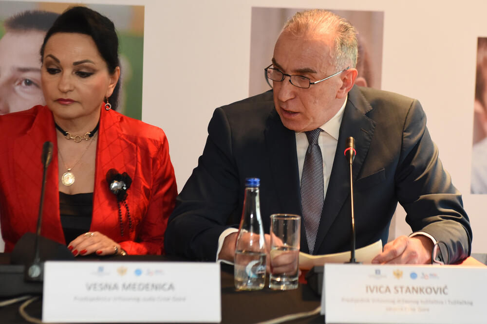 Vesna Medenica i Ivica Stanković, Foto: Savo Prelević