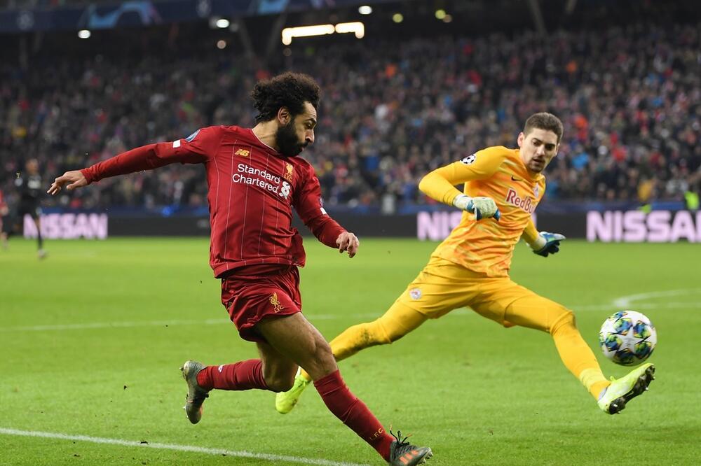 Salah postiže gol za 2:0, Foto: Twitter