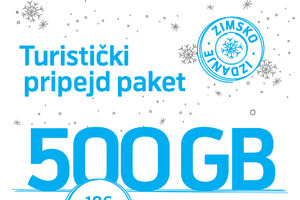 Zimski turistički paket: 500 gigabajta za deset eura
