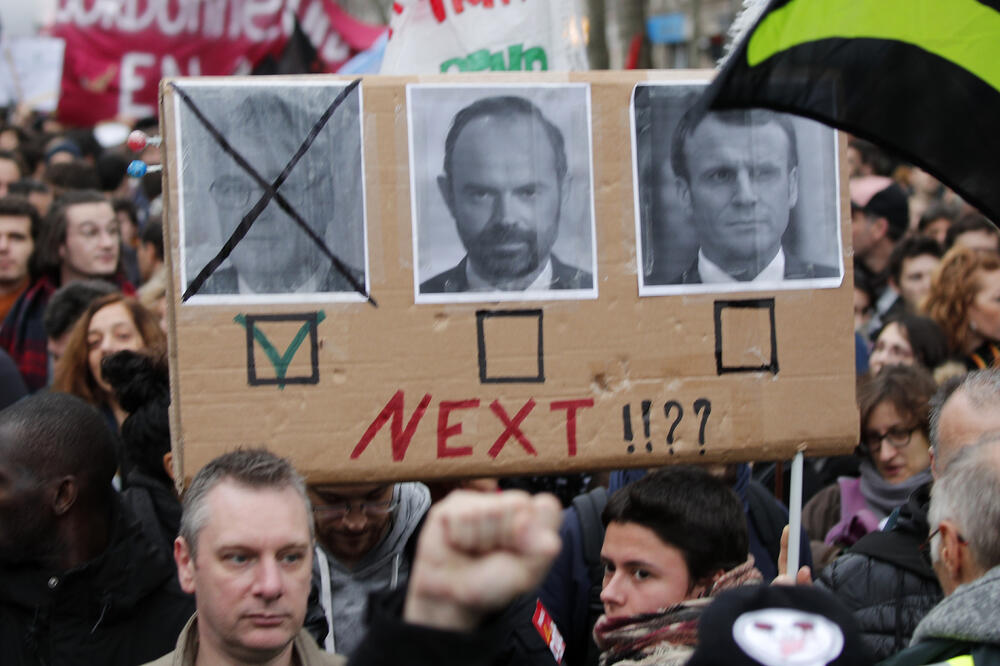 Sa protesta u Parizu, Foto: BETA/AP