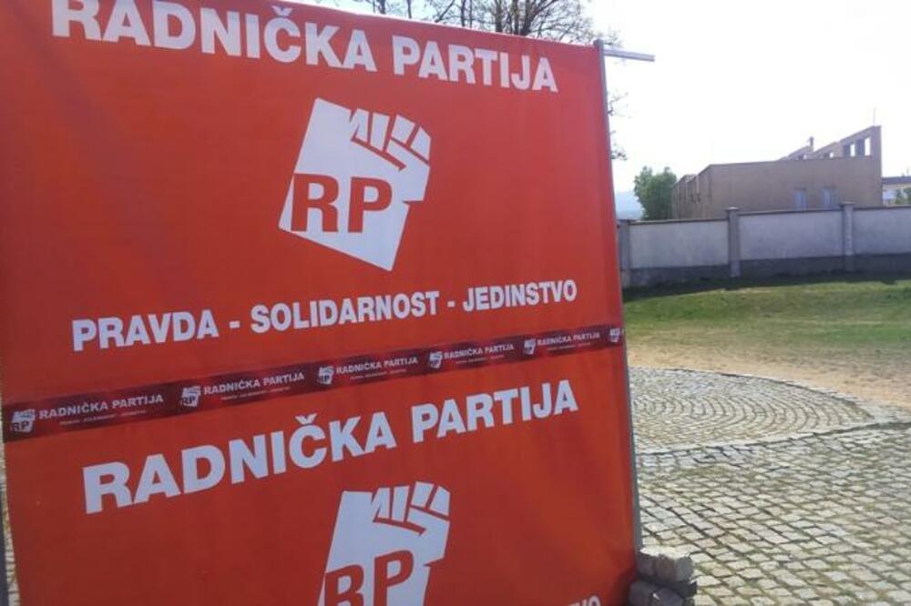 Plakat, Foto: Radnička partija