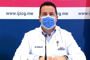 Eraković: U KCCG više nema pacijenata koji se liječe od...