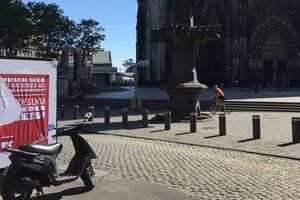 Keln oblijepljen plakatima protiv nastavka Bundeslige