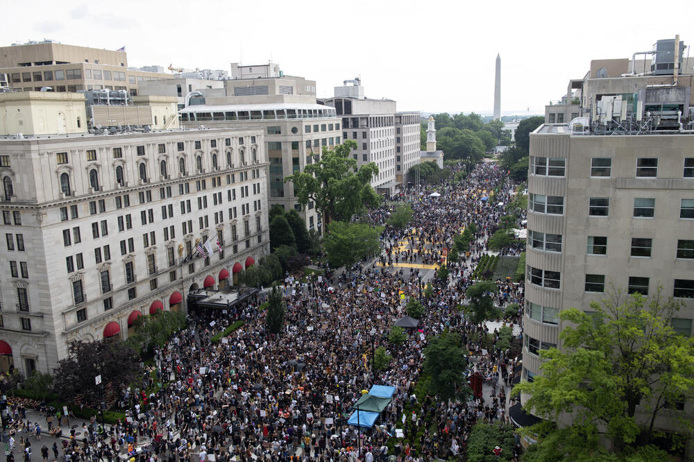 Sa jednog od protesta u Vašingtonu, Foto: AP Photo