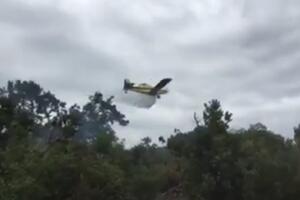 Avioni MUP-a gasili požar na teritoriji opštine Ulcinj