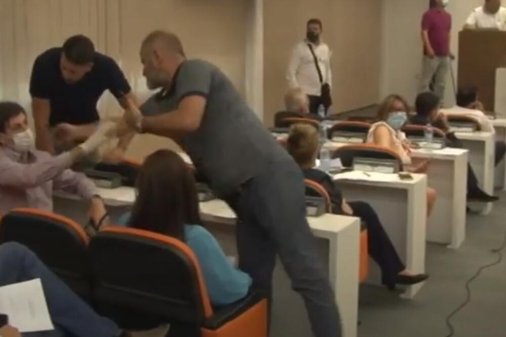Detalj dešavanja iz Budve, Foto: Screenshot/TV Vijesti