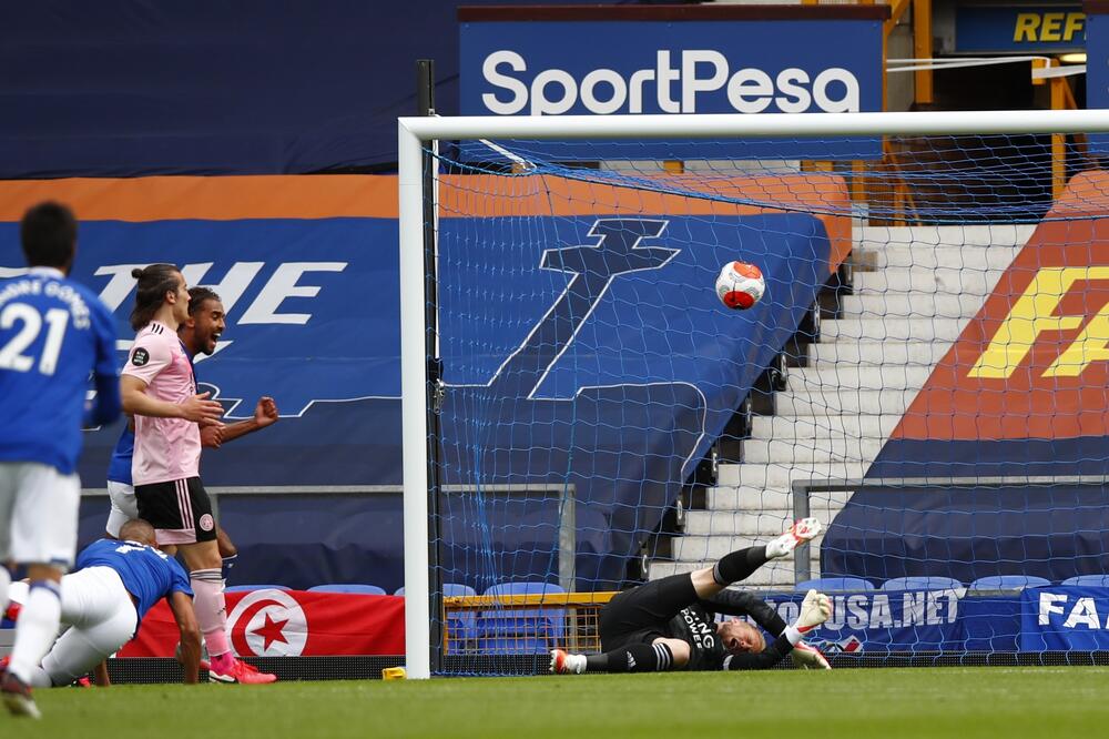 Rišarlison postiže gol za Everton, Foto: AP