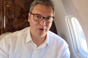 Vučić se obratio građanime Srbije na Instagramu: Ja letim za...