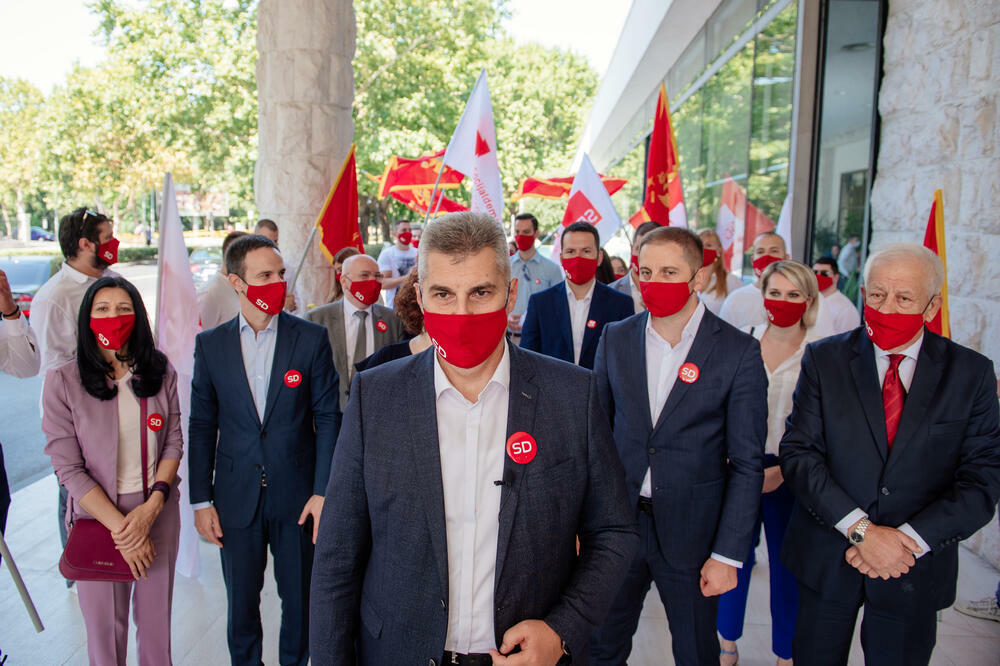 Brajović na čelu liste, Foto: Socijaldemokrate