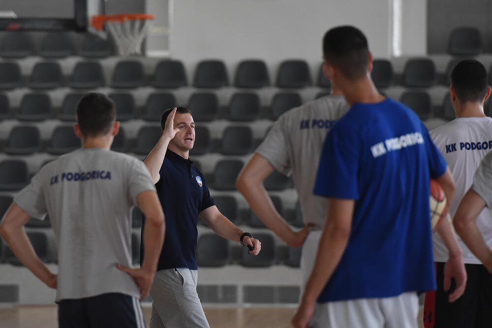 Sa jednog od treninga KK Podgorica, Foto: Savo Prelević