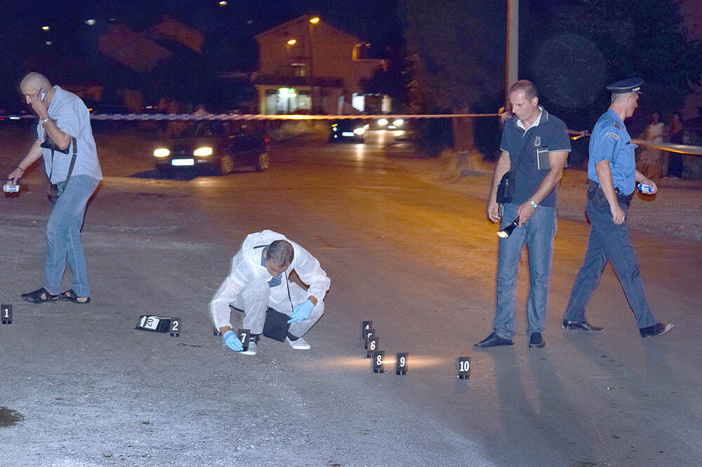 Uviđaj nakon ubistva Brajovića, Foto: Zoran Đurić