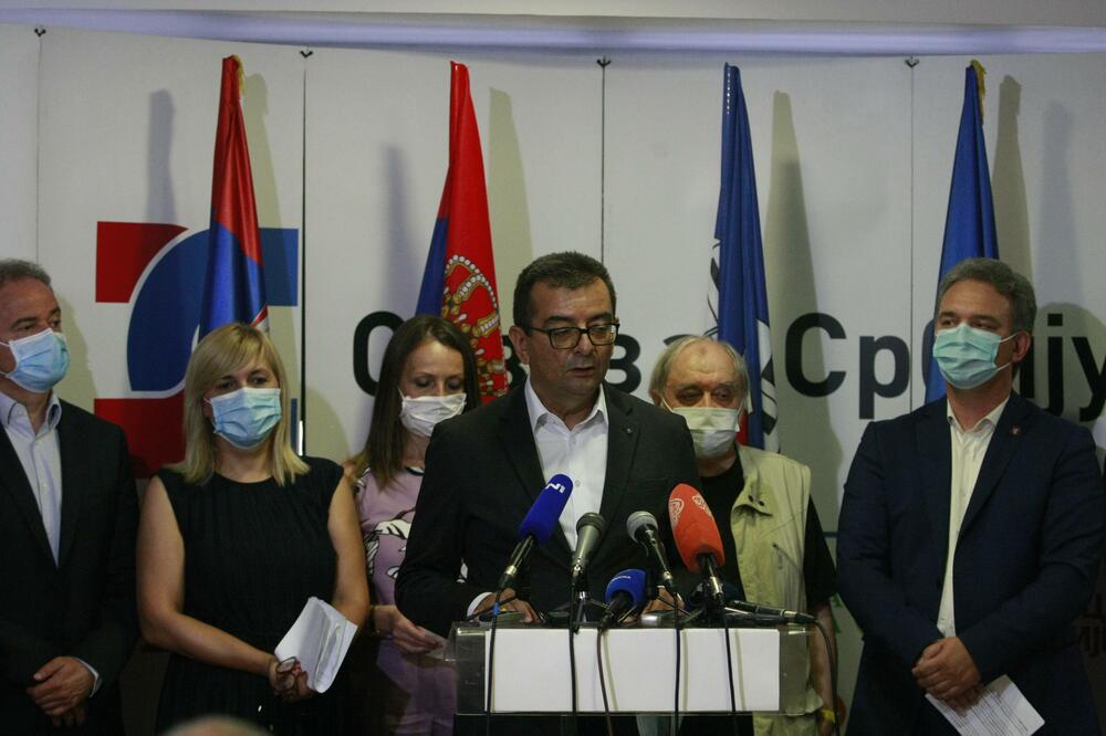 Konferencija za novinare povodom osnivanja "Udružene opozicije Srbije", Foto: Betaphoto