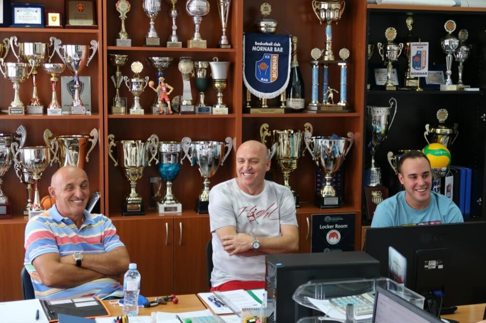 Đorđije, Mihailo i Lazar Pavićević, Foto: KK Mornar
