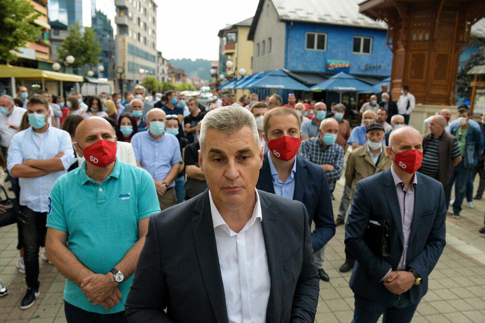 Brajović u Rožajama, Foto: Socijaldemokrate