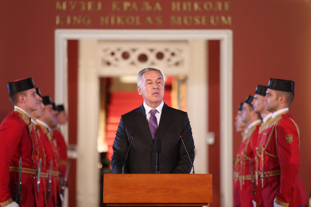 Đukanović na svečanosti na Cetinju, Foto: Kabinet predsjednika Crne Gore