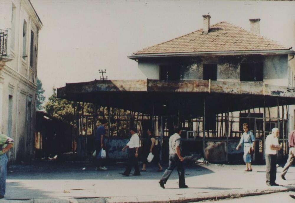 Zapaljena muslimanska radnja 1992.