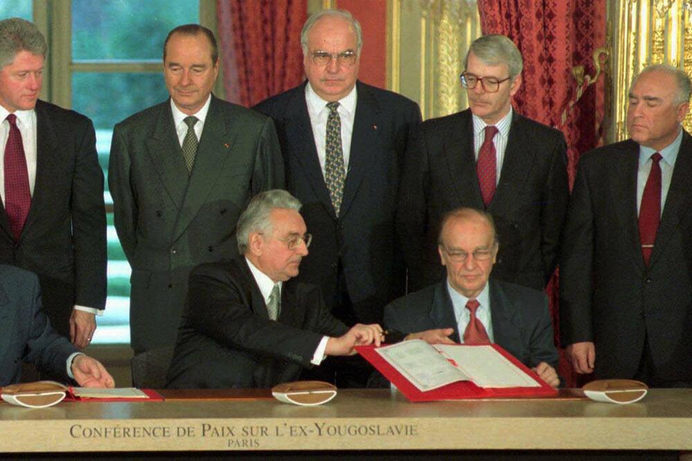 Potpisivanje Dejtonskog sporazuma, Foto: AP