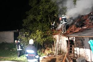 Rubeža: Izgorjela kuća i štala Mileve Goranović, nema nastradalih