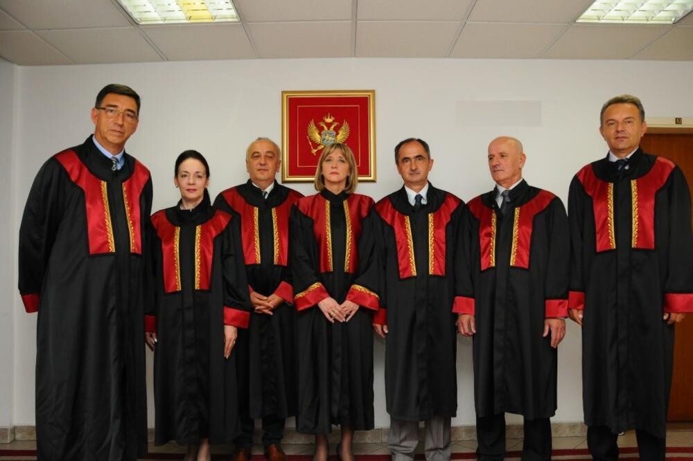 Sudije Ustavnog suda Crne Gore, Foto: Ustavni sud