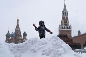 U Moskvi napadalo najviše snijega u posljednjih osam godina