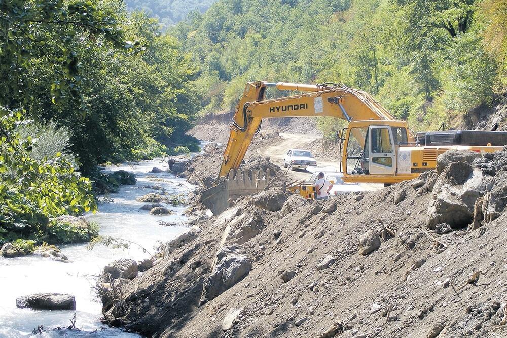 : Ostala uništena korita rijeka, neizvjesno kolika će šteta biti za budžet: Bistrica, Foto: Arhiva Vijesti