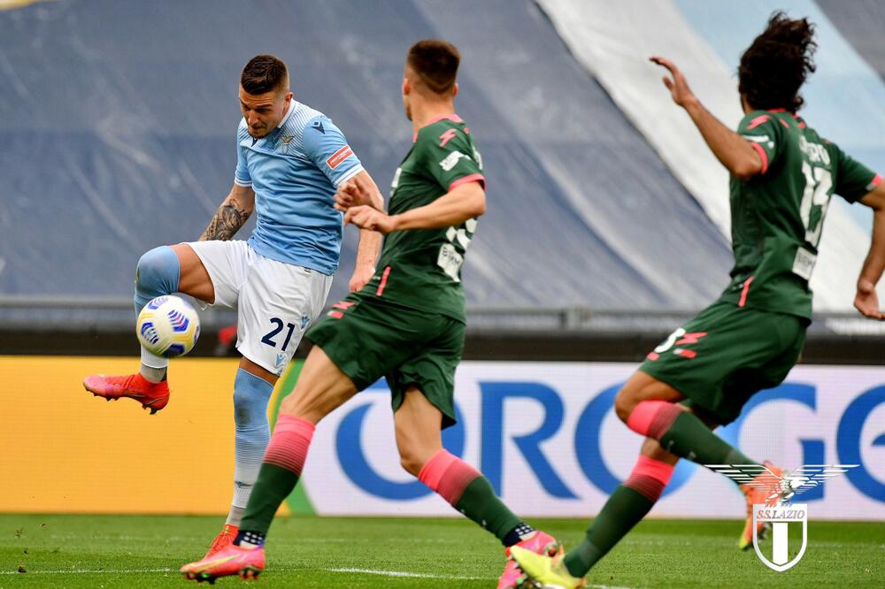 Milinković-Savić je postigao gol za 1:0, Foto: SS Lazio