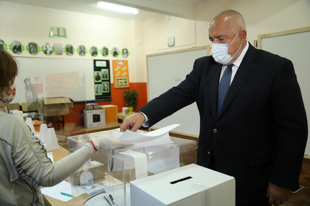 Borisov na biračkom mjestu, Foto: Reuters