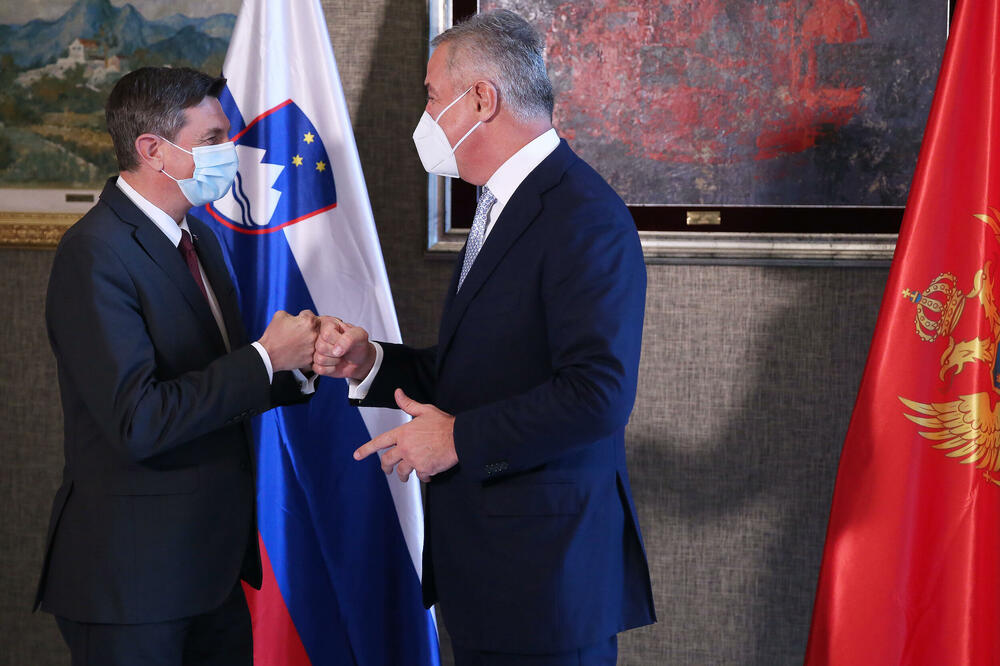 Pahor i Đukanović, Foto: Predsjednik.me