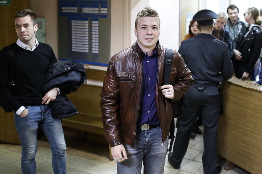 Protasevič dolazi na saslušanje u sud: Fotografija iz 2017., Foto: Reuters