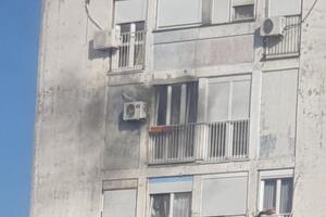 Požar u soliteru u centru Podgorice, jedna osoba završila u Hitnoj...