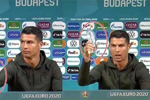 Ronaldo "uklonio" sponzora Evropskog prvenstva: Samo voda...