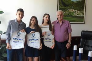 Plužine: Sara, Vasilije i Iva dobitnici diplome „Luča“