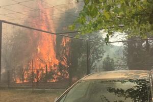 Pogledajte koliko blizu se vatra približila kućama ispod Gorice