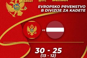 Crna Gora na korak od elitnog ranga, srušena i Letonija