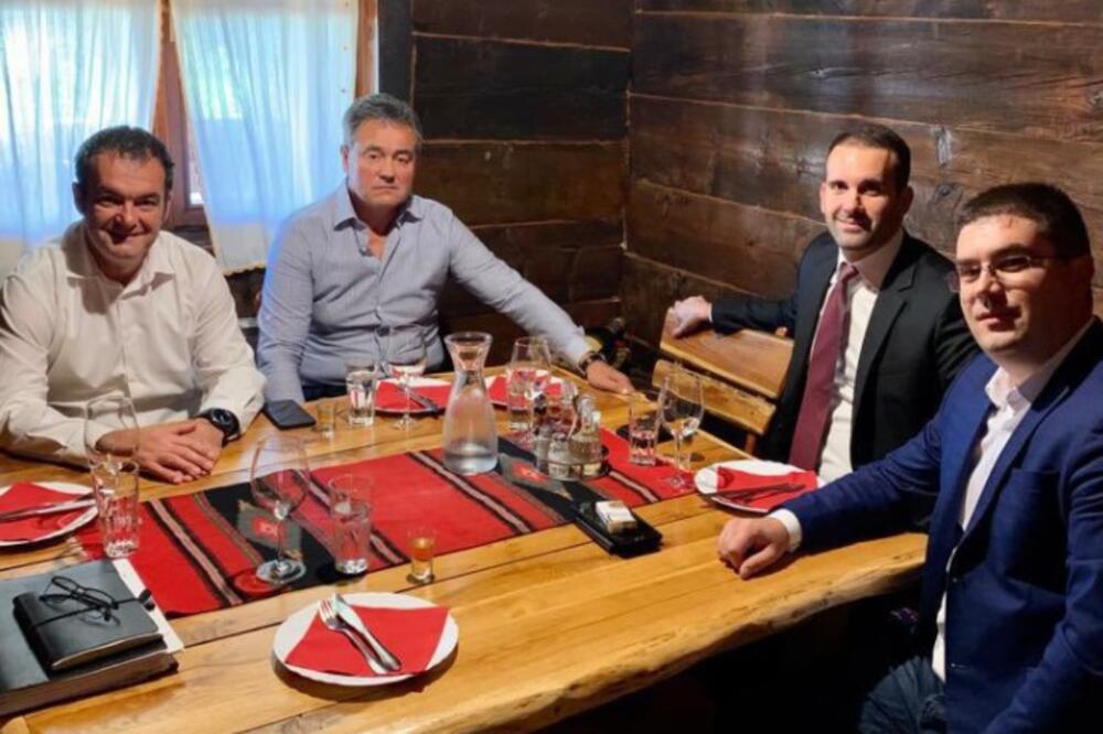 Golubović, Lekić, Spajić i Rovčanin, Foto: Twitter