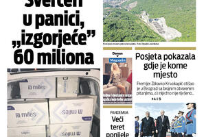 Naslovna strana "Vijesti" za 7.11.2011.