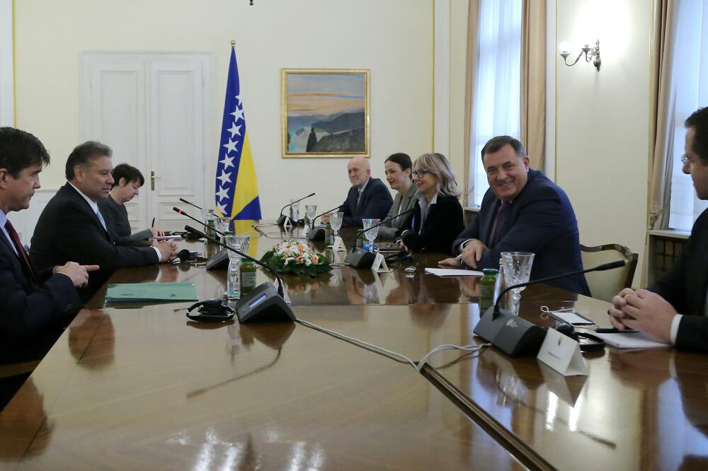 Sa sastanka Eskobara i Dodika, Foto: Reuters