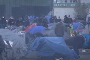 Na sjeveru Francuske evakuisan kamp sa 1.000 migranata