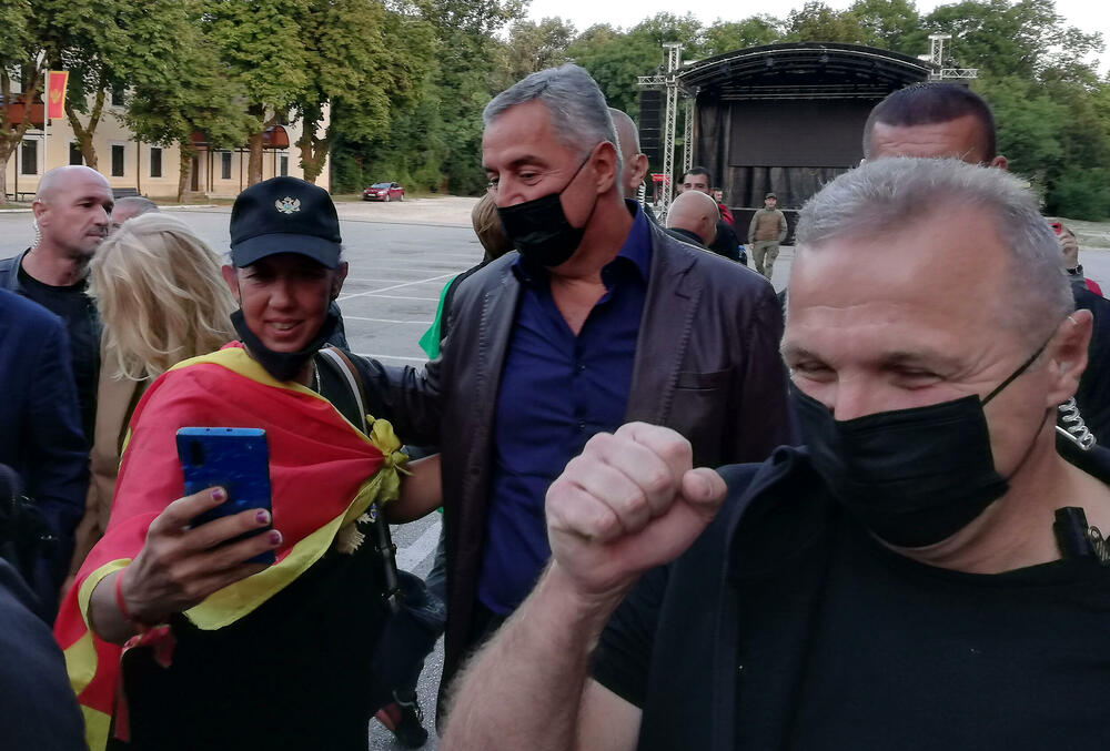 Cetinje u fokusu: Đukanović došao u prijestonicu nakon poziva na protest, Foto: BORIS PEJOVIC