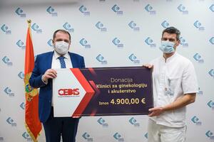 CEDIS donirao 8.000 eura KCCG: Sredstva namijenjena Klinici za...