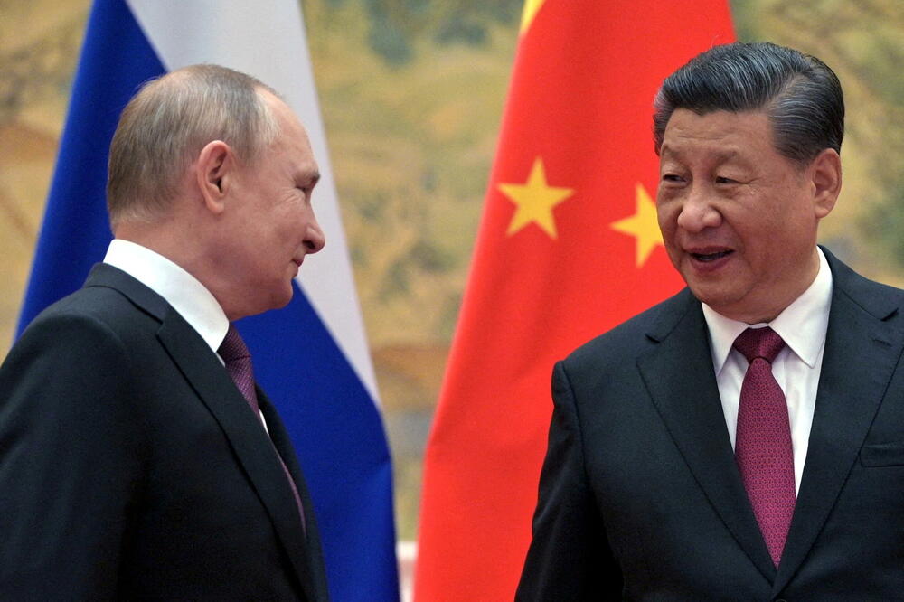 Vladimir Putin i Si Đinping u Pekingu 4. februara, Foto: Rojters