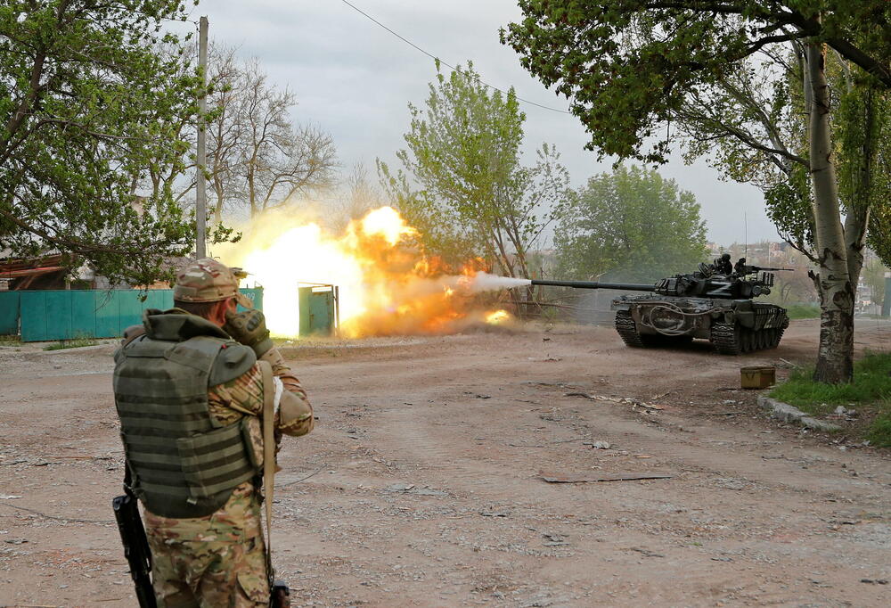 Proruske snage tokom sukoba u Mariupolju 