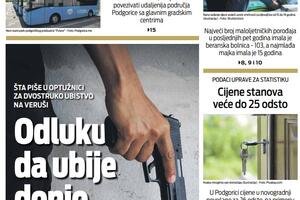 Naslovna strana "Vijesti" za 24. maj 2022.