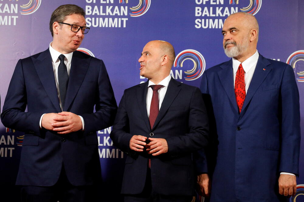 Vučić, Kovačevski i Rama, Foto: Reuters