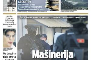 Naslovna strana "Vijesti" za subotu, 11. jun 2022.