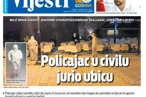 Naslovna strana "Vijesti" za nedjelju 19. jun 2022.