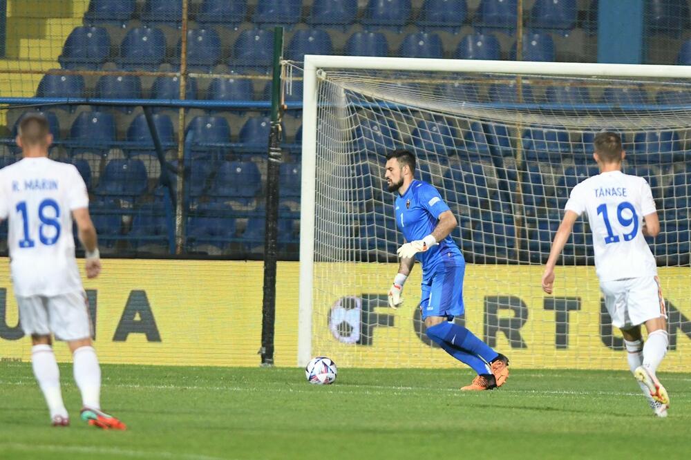 Milan Mijatović na utakmici protiv Rumunije u Podgorici, Foto: Milan Mijatović