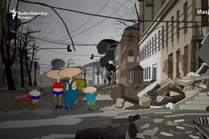VIDEO Anti-ratni satirični crtani film: Kina napada Rusiju da je...