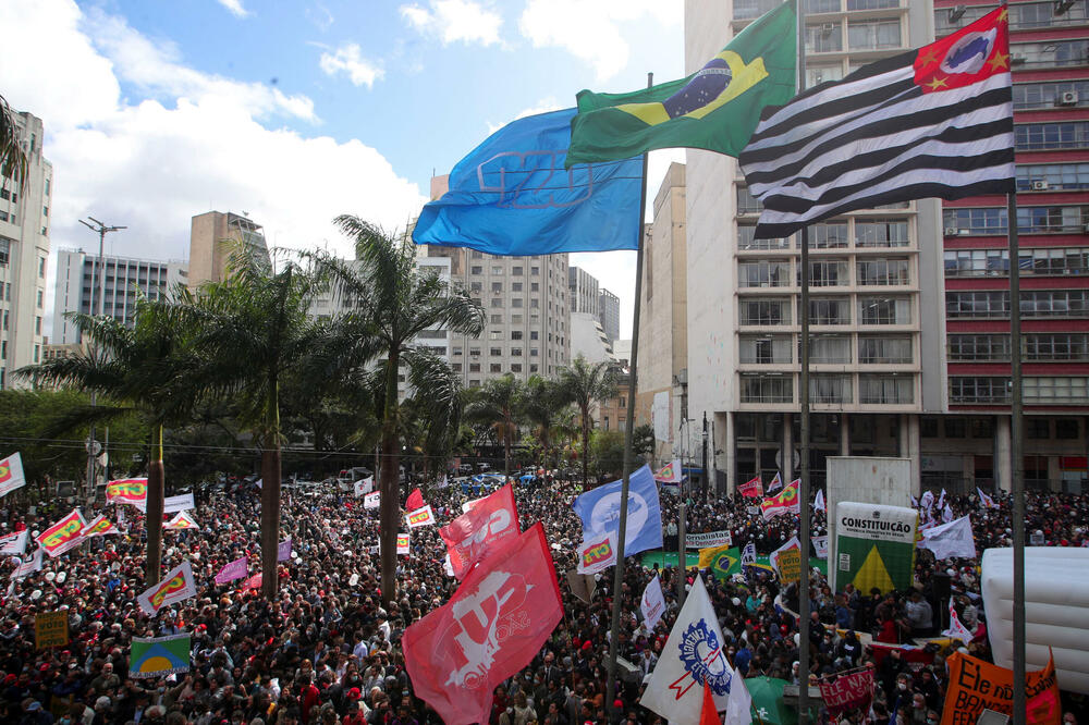 Sa protesta u Sao Paulu, Foto: Reuters